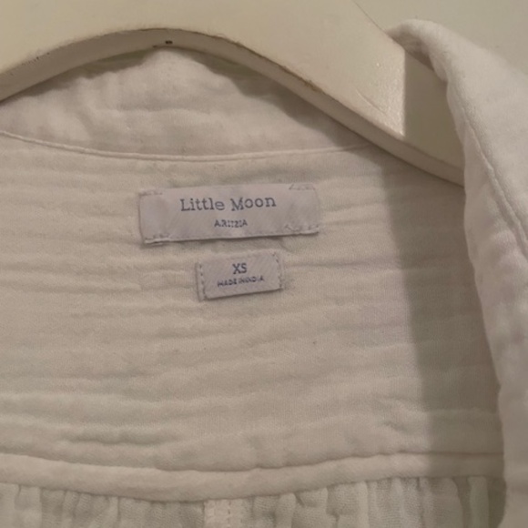 Aritzia Little Moon Airplush Sail Shirt White - Picture 2 of 10